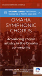 Mobile Screenshot of omahasymphonicchorus.org